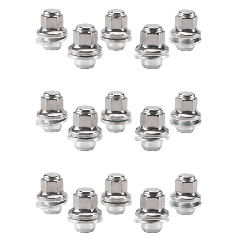 15Pcs Wheel Lug Bolt Stud Nut C2C35294010 For Jaguar S-Type X-Type XJ XJR XF 1999-11-AU62