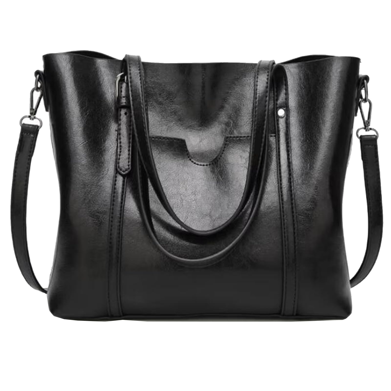 

Сумка-тоут на плече плече велика ділова плечова для поїздок на роботу або 6 кольорів [OGCPWYQZ] жінки, сумочка, сумка, сумка, місткість, сумка, сумка, чорний