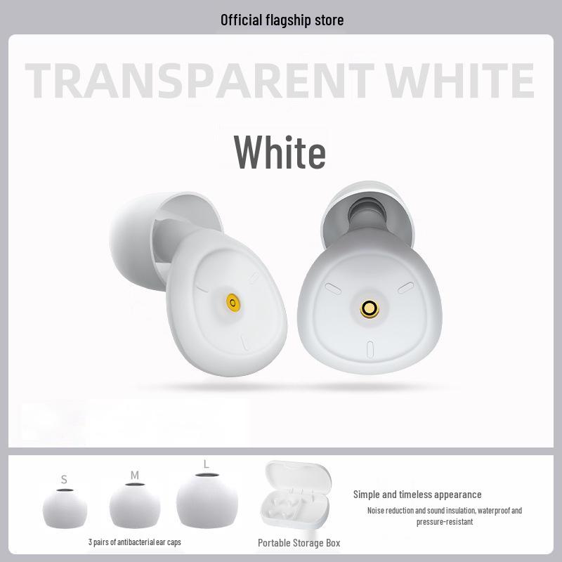 Ultra-Quiet Silicone Noise Reduction Earplugs for Sleeping and Swimming