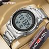 Sanda Men's Multi-functional Luminous Steel Band Wristwatch