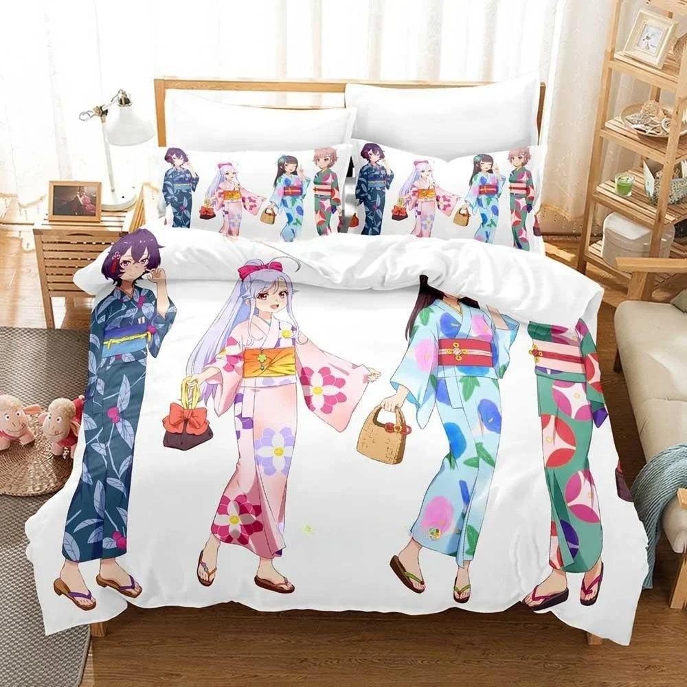 3D Print Anime Kawaii Girl World Dai Star Bedding Set Single Twin Full Queen King Size Bed Set Adult Kid Bedroom Duvetcover Sets