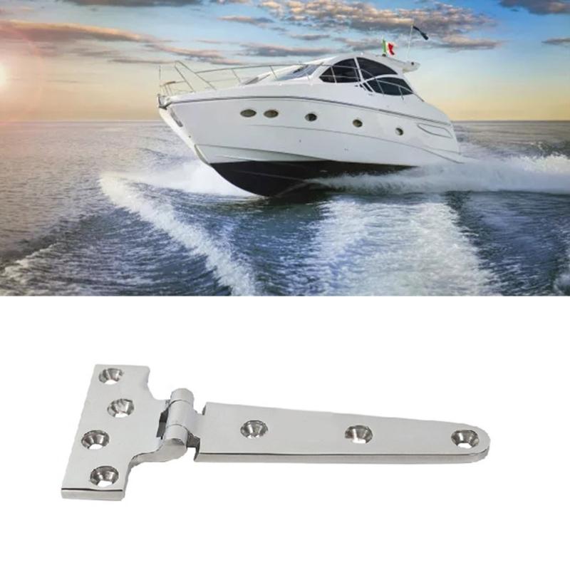 Drawer Hinge Thickened Stainless Hinge for Marine Yacht Latch Hinge Rustproof