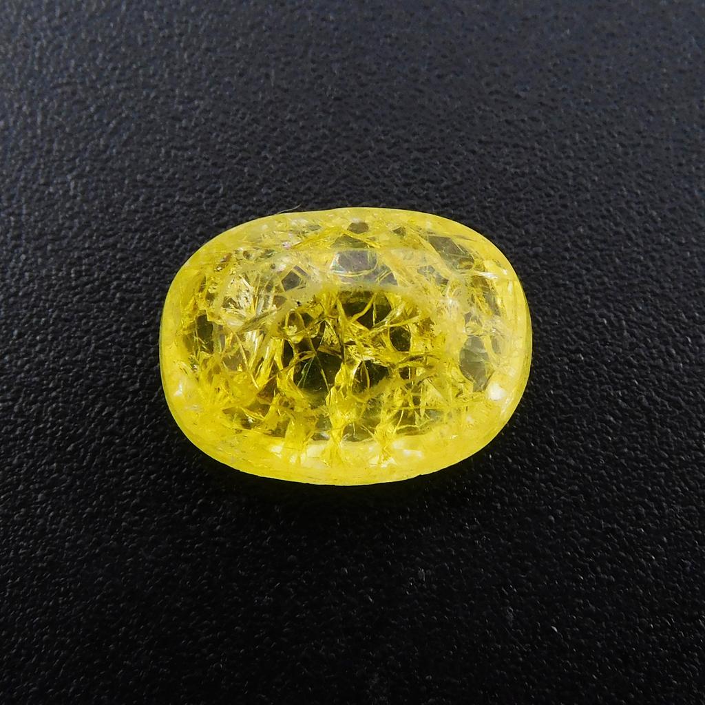 Natural Yellow Sapphire Cushion Cut 6.50 Ct Loose Gemstone Ring Size
