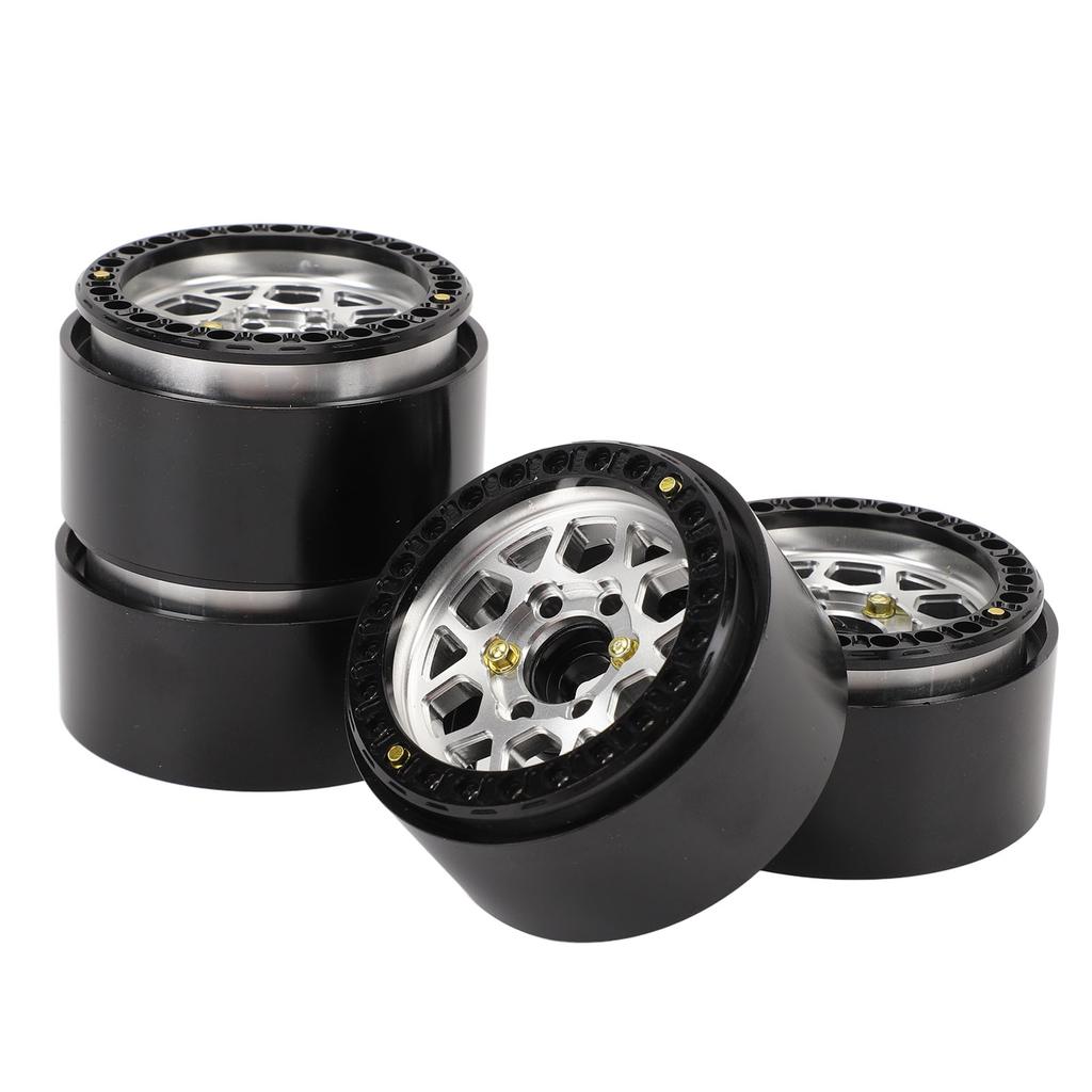 RC Vehicle Wheels Rims Aluminum Alloy 110 Scale 1.9in Metal Wheel Hub for Remote Control Car Model