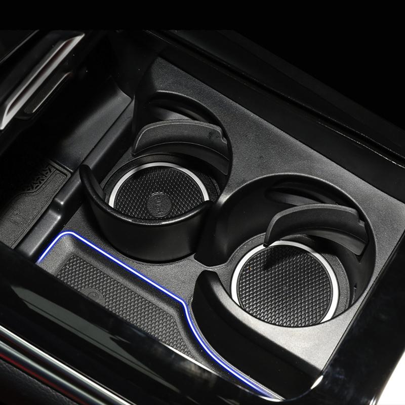 Central car storage box, tray support for water glasses for Mercedes Benz Class E W214 V214 E200 E260 E300 Interior Accessories