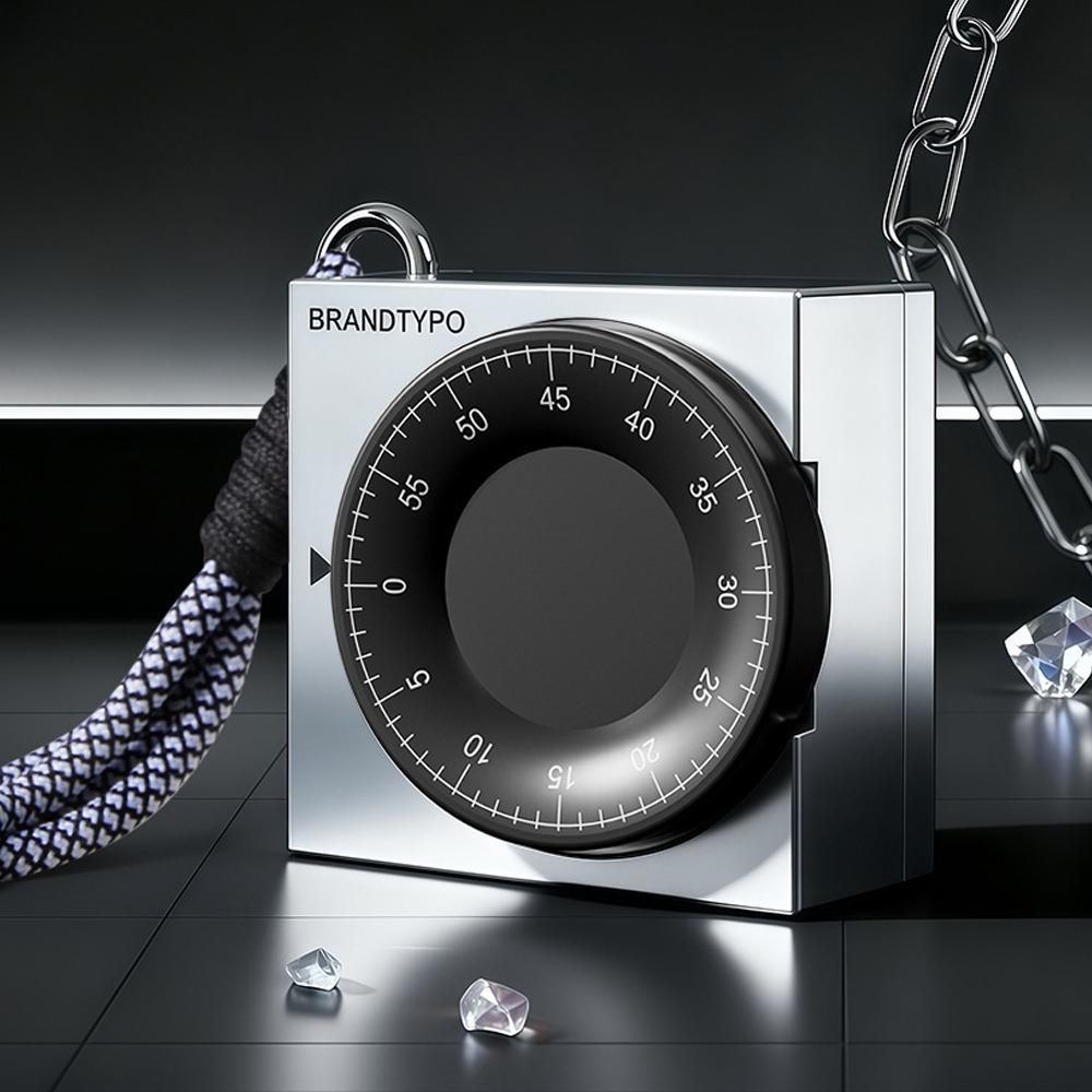 Loud Alarm Digital Timer Rotary Children Study Timer Self-discipline Kitchen Visual Timer  Cooking