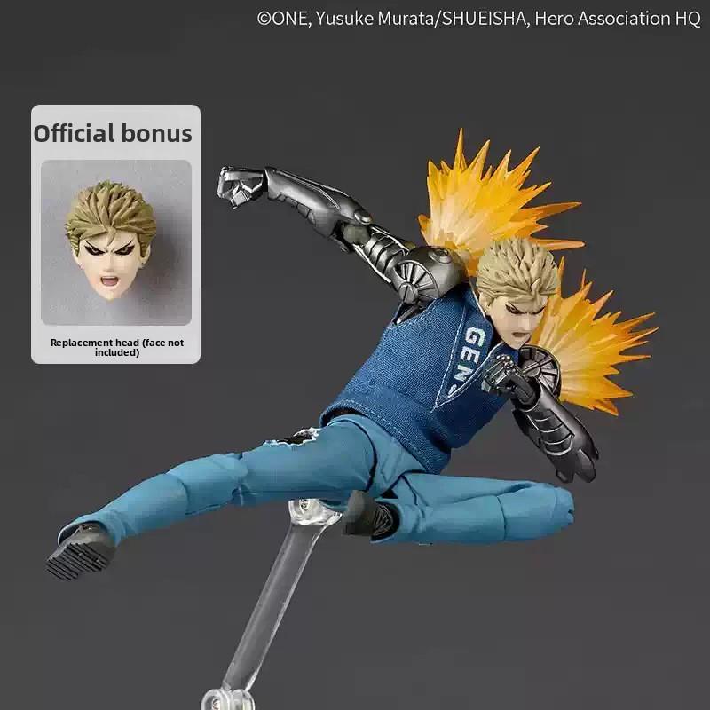 One Punch Man Saitama Genos Akční figurka PVC 16 cm Sběratelská hračka Pro fanoušky