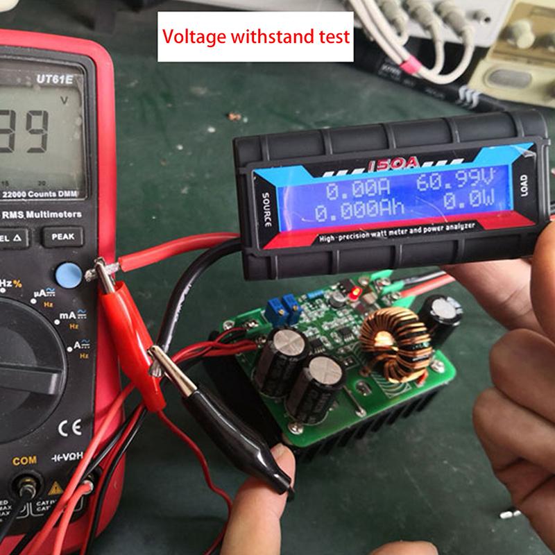 150A/200A Solar Energy Tester With Photovoltaic Connector Power Meter Rc Model Aircraft Power Meter Analyzer Current Power Meter