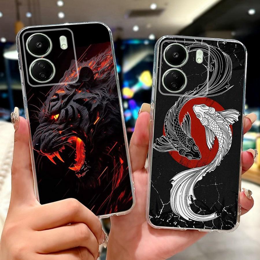 For Xiaomi Poco C65 C 55 C 65 PocoM6 Pro 4G Phone Cover Pretty Girl Cartoons Case Silicone Soft Transparent Bumper Shells 2025