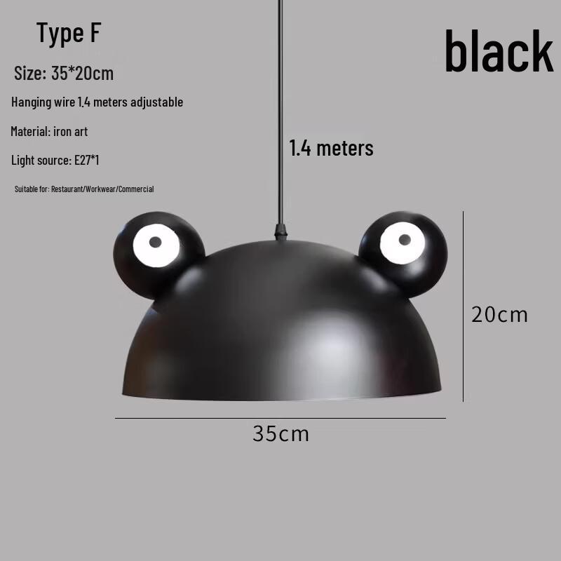 Creative Industrial Style Frog Chandelier