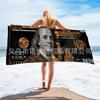 Vintage Dollar Print Beach Towel Beach Quick Drying Bath Towel Microfiber Beach Towel Seaside