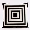 Modern Minimalist Geometric Patterns Throw Pillow Cover With Short Plush Print For Living Room Sofa Decoration Cushion Cover