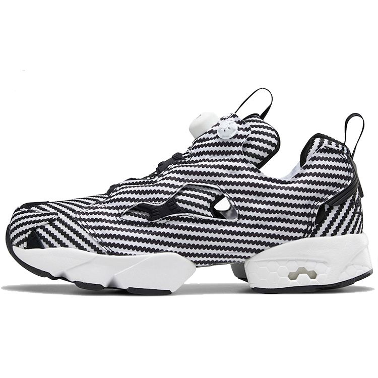 

Кроссовки унисекс Reebok Instapump Fury Carbon Fiber Белый Черный DV7305