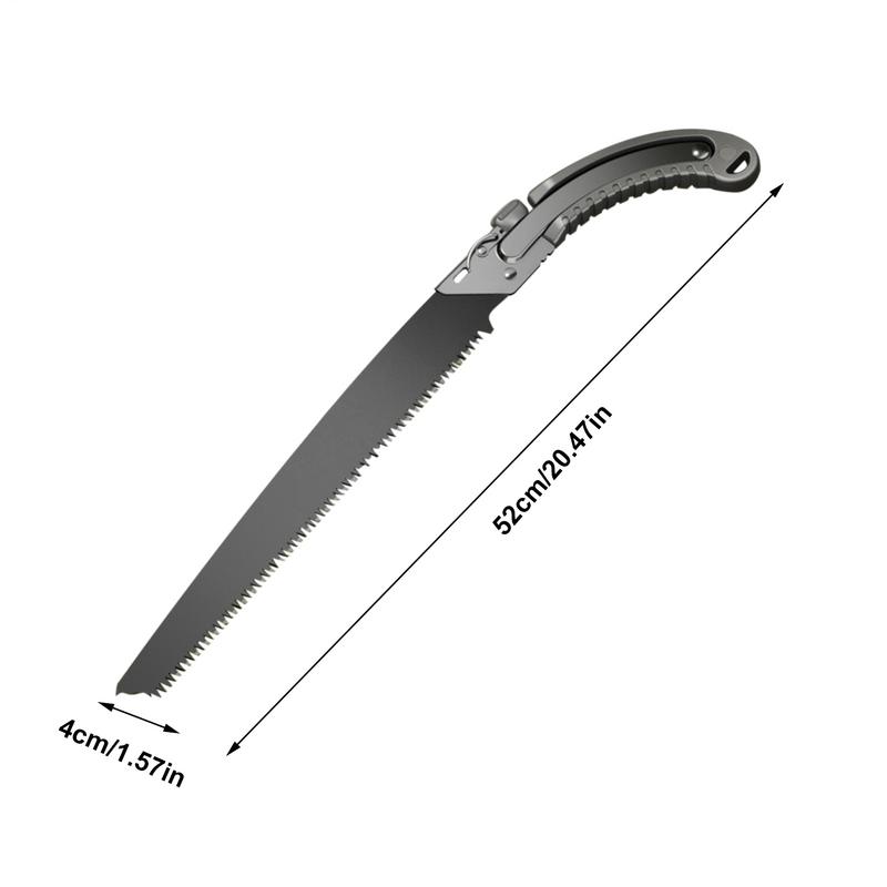 Three-Sided Tooth Tree Pruning Saw Wood Cutting Tool Accurate Woodworking Trim Tool for Garden Pruning Carpentry Household Saw