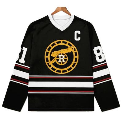 Heated Rivalry Llya Rozanov 81 Bos Raiders Jersey Men/Women Long Sleeve Tees Loose Casual Unisex Streetwear 3D Printing Shirts