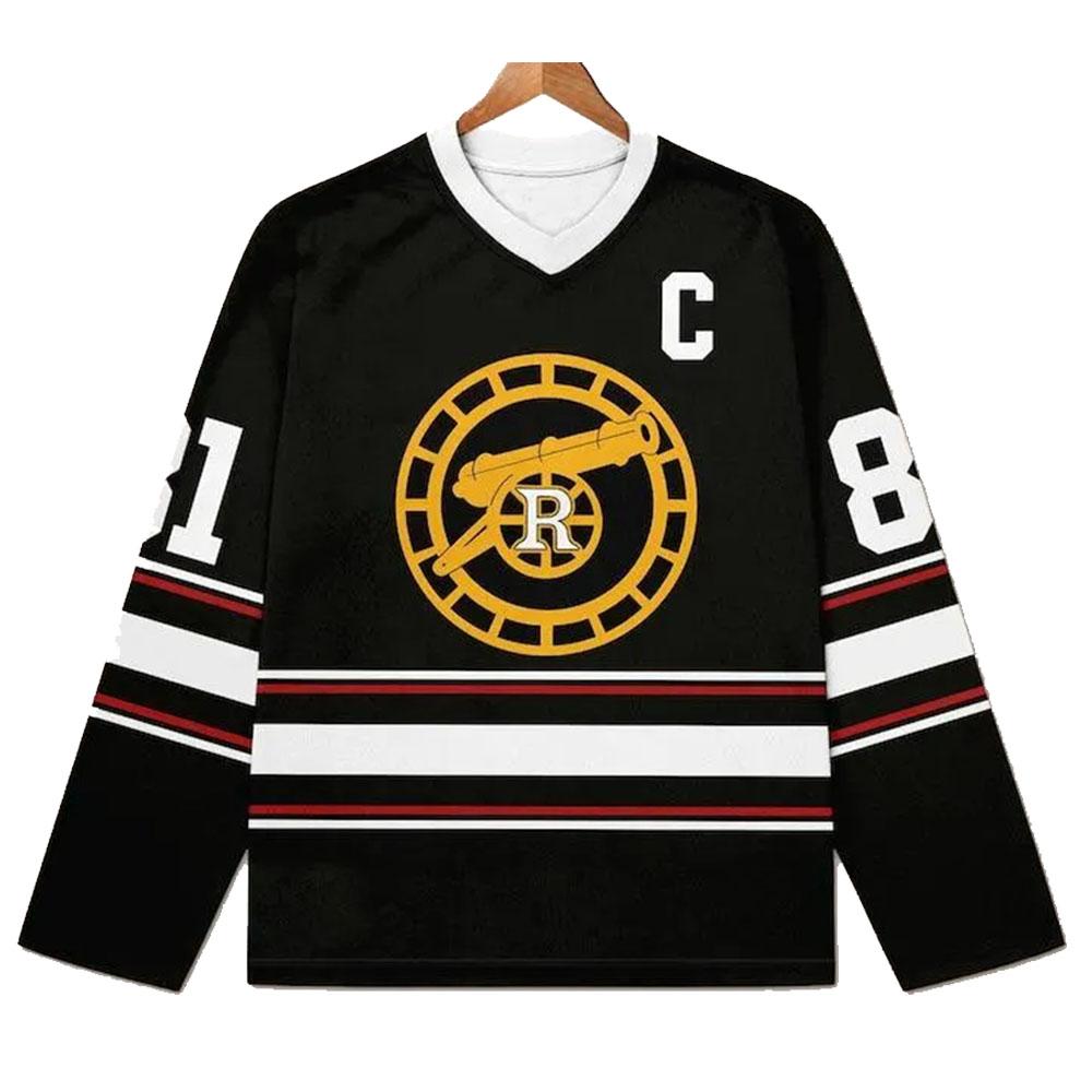 Rivalidade Aquecida Llya Rozanov 81 Bos Raiders Camisa Masculina/Feminina Mangas Longas Camisetas Soltas Casuais Unissex Streetwear Camisas com Impressão 3D