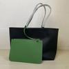 French Crocodile Women's Color Block Large Capacity Tote Bag - Fashionable and Simple Shoulder Handbag.