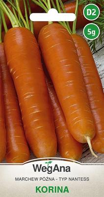 Edible Carrots Type Nantess Korina 5g Carrot Seeds -
