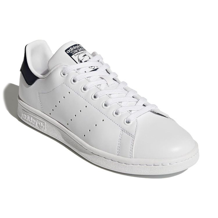 adidas Stan Smith Core White Unisex Sneakers Running-Bianco Nuovo-Blu Navy M20325