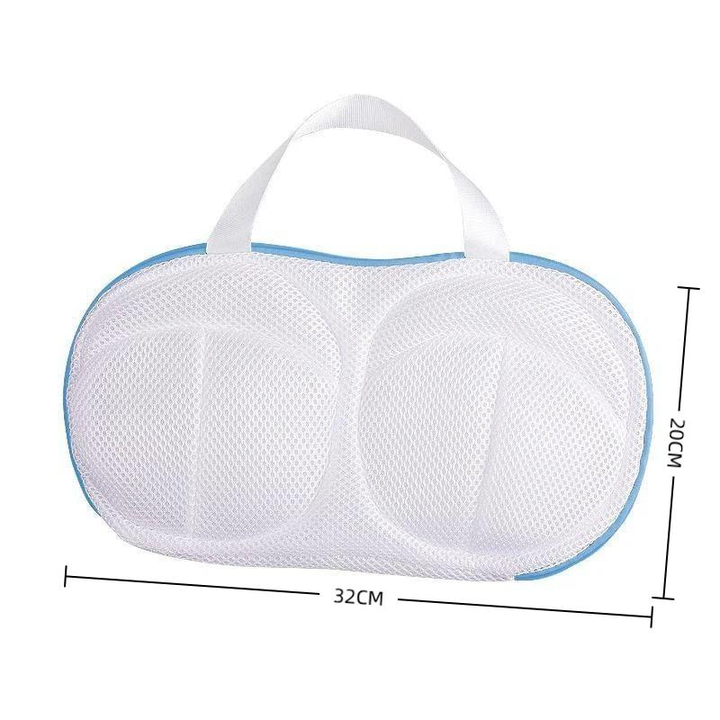 Bra & Lingerie Laundry Wash Bag 1PC Woven Mesh Delicates Pouch Secure Zipper Anti-snag for Home Washing Machine Travel Storage