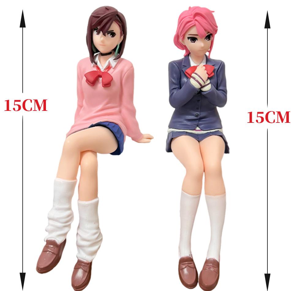 Dandadan Anime Figuren Set 15cm PVC Momo Ayase Aira Shiratori Actionfiguren Schreibtisch Dekoration Sammlerstücke Spielzeug Geschenke Auf Lager