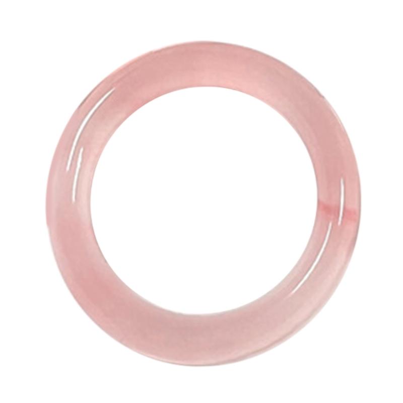 Retro Transparent Colourful Acrylic Resin Round Rings Minimalist Geometric Rings For Girls Colorful Marble Pattern Jewelry Gifts