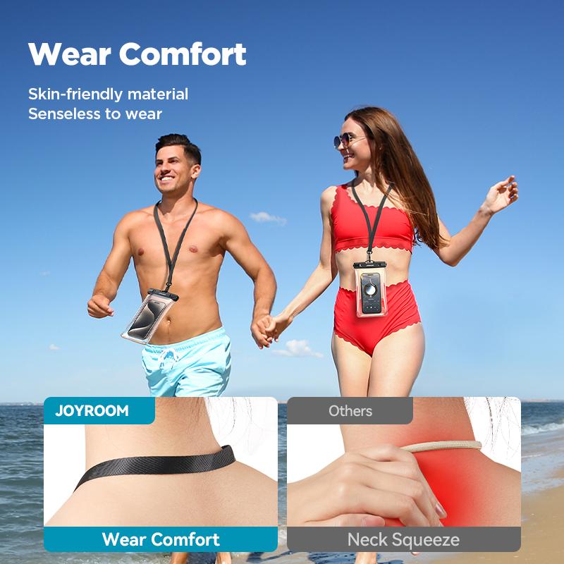 Étui étanche IPX8 pour téléphone jusqu'à 7 pouces, pochette flottante étanche pour téléphone, sac sec