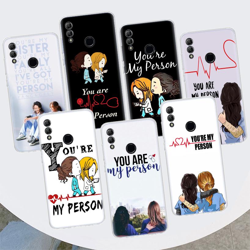 

Чехол для телефона Greys Anatomy Person для Huawei Y5 Y6 Y7 Y9S P Smart Z 2021 2019 Honor 10 Lite 9 20 9X 8S 8X 8A Pro 20i Coque Huawei Y5 2019