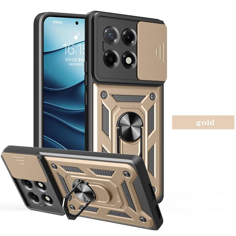 Camera Protect Case for Tecno Camon 30S Camon30 Premier Camon 30 Pro 20 Pro 19 18 18P Armor Hybrid Metal Ring Holder Back Cover