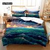 Seaside City Bedding Set Duvet Cover Set 3d Bedding Digital Printing Bed Linen Queen Size Bed Set  Fashion Design