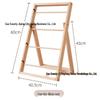 Solid Wood Ribbon and Yarn Storage Rack - Home DIY Display for Ribbon Spools In Art Areas