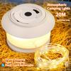 20M USB Rechargeable LED Camping Light Waterproof Outdoor String Lights with 5 Lighting Modes for Tent Garden Yard Party Decor