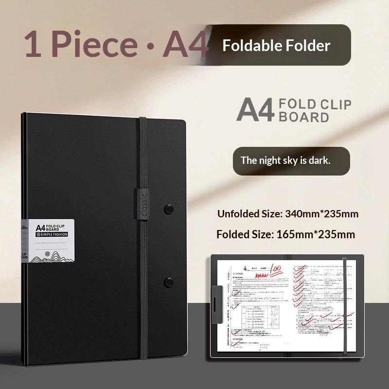 Foldable Folders A4 To A5 Folder A4 Folding Board Student Test Paper Storage Folder Organize Folder File Contract Folder