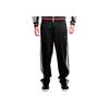 Adidas Originals SS25 Classic Sports Series Striped Retro Comfortable Soft Lace-Up Straight Leg Casual Pants Unisex Bottoms Black JP1165