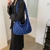 Stilvolle Vintage Nylon Umhängetasche Weicher Baumwollstoff Elegante Tragetasche Für Damen