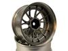 RC-ART SSR Professor MS3 Wheel, Offset 8 (Super Deep Rim), Matte Gunmetal (2pcs)