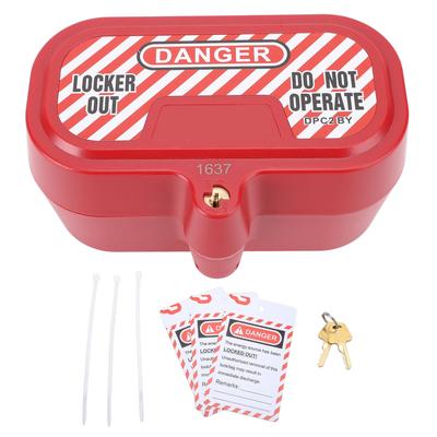 Steckersperrbox Selbstzylinderdesign PA und ABS Hochfest Industriestecker Sicherheitsschloss