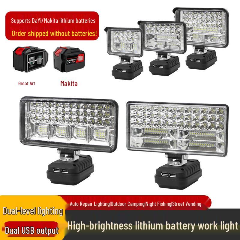 Makita-Compatible High Brightness LED Work Lamp