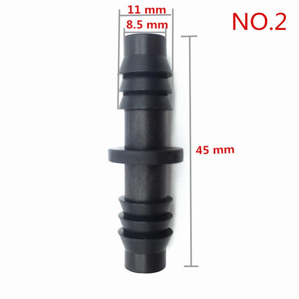 3mm, 4mm, 8mm,12mm Barbed Straight Connector Hose Coupling Plumbing Pipe Fittings Joint Tube Adapter 20 Pcs