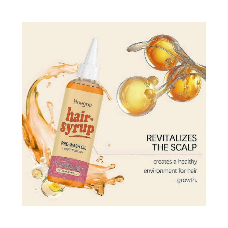 3X Sirop de Păr Rapunzel Ulei Pre-Șamponare Tratament Stimulează Creșterea Părului 100ml