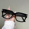 Vintage Square Glasses Men Fashion Blue Light Blocking Decor Eyewear Women  New Trendy Brand Design Optical Frames