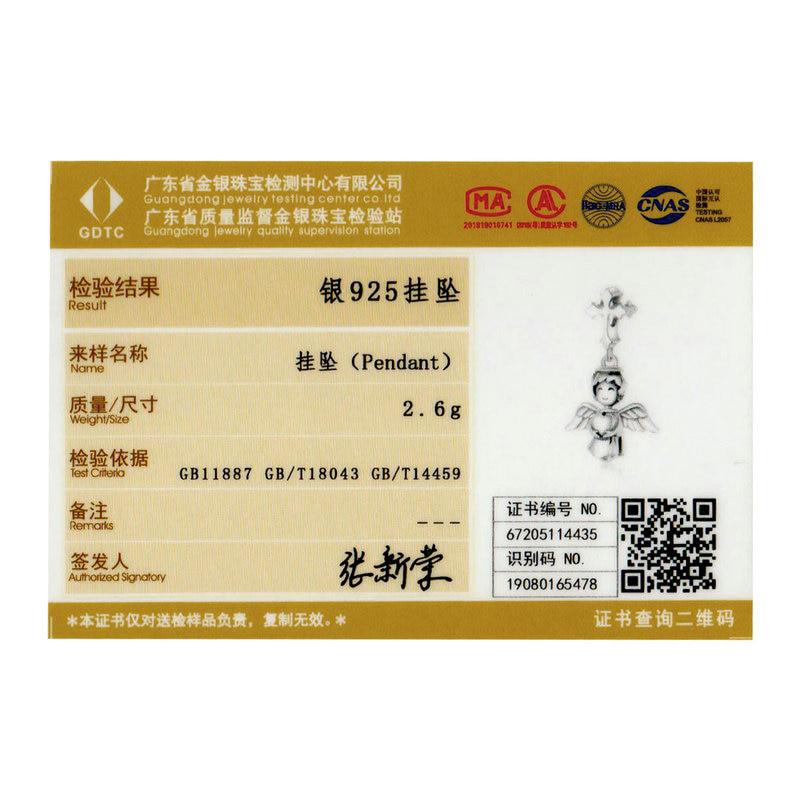 Bamoer 925 Sterling Silver Guardian Angel Seies Bead Vintage Cross Wish Angel Wisiorek Urok na oryginalną bransoletkę lub Neckalce DIY Biżuteria