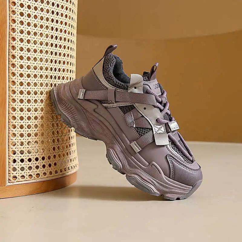 Fashion Parkour Round Toe Women's Stylish Tennis Women Shoes Loafers Spring Summer Sneakers Sports Affordable Price Original