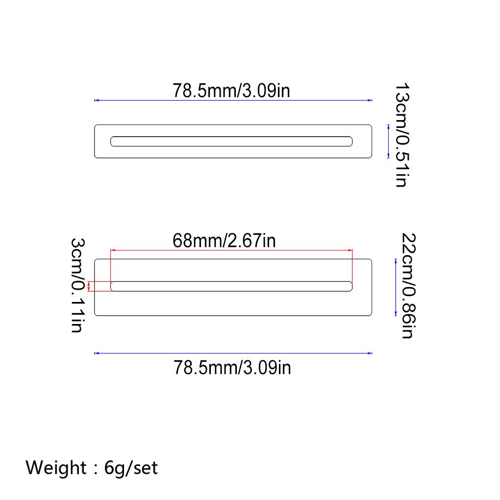 Pack of 2 Rub Plate Practical Guitar Supplies for Beginners Professional Craftsmanship Fretboard Repair Tool Fretting Set