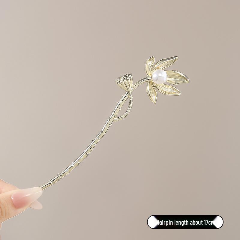 Vintage Chinese Style Hairpin for Updos - Elegant Retro Hair Stick with Tassel for Qipao