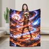 Brainrot Tung Tung Sahur Bombardiro Crocodilo Merch Blanket Soft Flannel Throw Blankets Comfortable Quilt