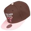 Casquette Snapback - MITCHELL &amp; NESS - Chicago Bulls - Brun - 100% Polyester - Taille unique