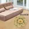 Pastoral Lotus Floor Mat Special-shaped Door Gasket Flower Carpet  Living Room Tea Table Bedside
