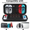 Housse de protection - Nintendo - Switch/Switch OLED - Rigide - Haute capacité - Noir