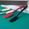 Silicone Spatula Food Grade Heat Resistant Ergonomic Long Handle Bread Toast Butter Cheese Dessert Jam Cream Spreader Tool Kitchen Gadgets